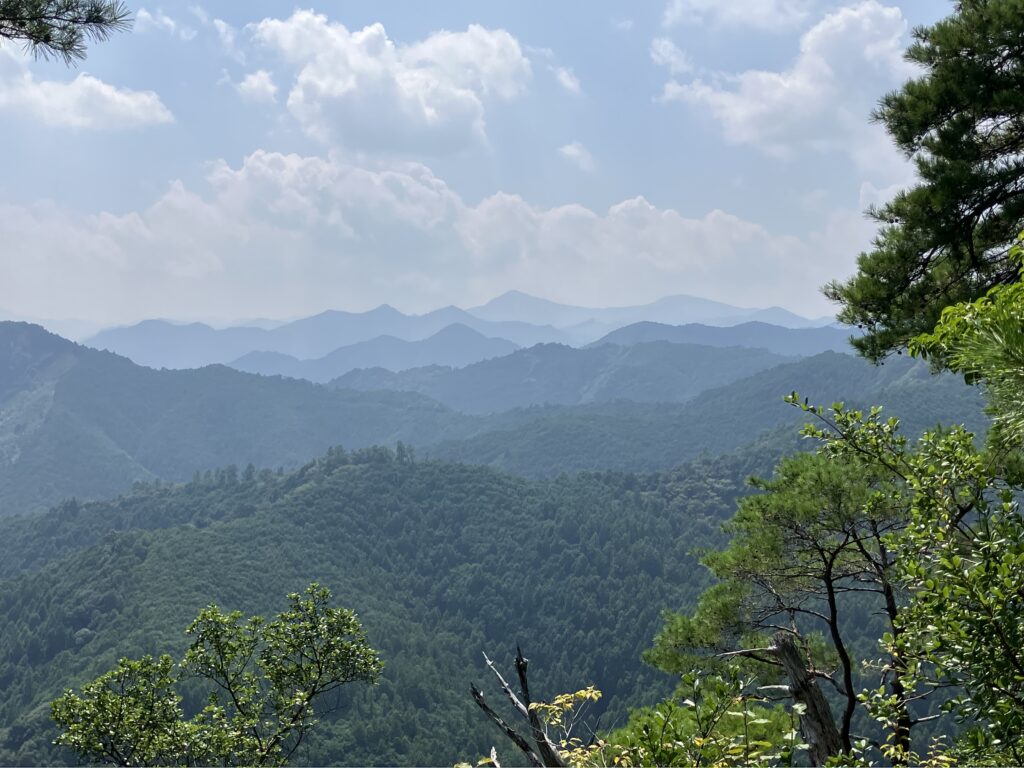 熊野古道 中辺路 赤木越尾根道